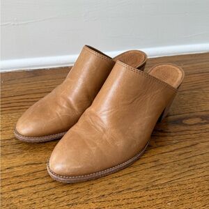 Madewell Harper Leather Mules Size 6